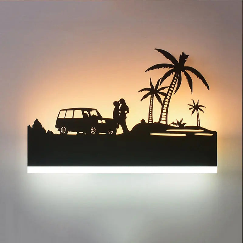 Home Decoration LED Wall Lights for Bedroom Living room Kitchen Bedside Lights Indoor Lighting Aisle Lights Black Wall Sconces