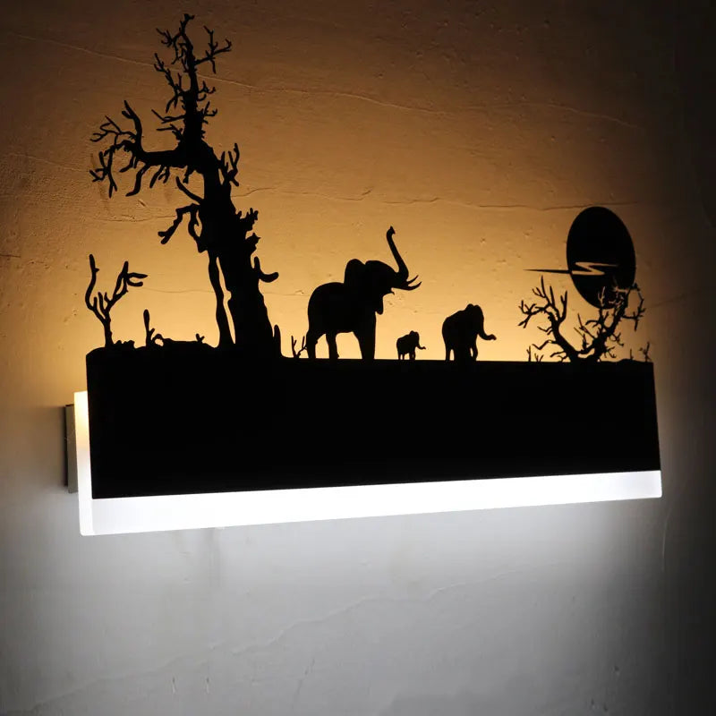 Home Decoration LED Wall Lights for Bedroom Living room Kitchen Bedside Lights Indoor Lighting Aisle Lights Black Wall Sconces