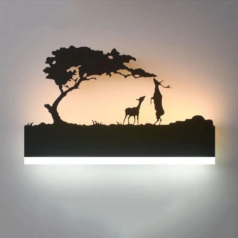 Home Decoration LED Wall Lights for Bedroom Living room Kitchen Bedside Lights Indoor Lighting Aisle Lights Black Wall Sconces