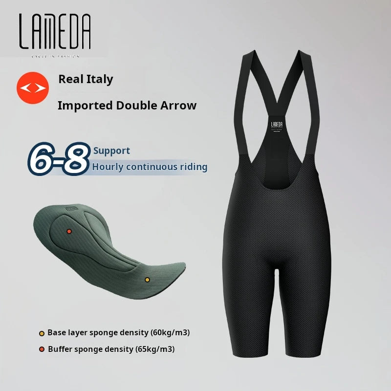 Lameda Bike Shorts Ei Double Arrow Seat Cushion Men Cycling Bibs Shorts Long Riding Biking Clothing Man Cycling Clothes