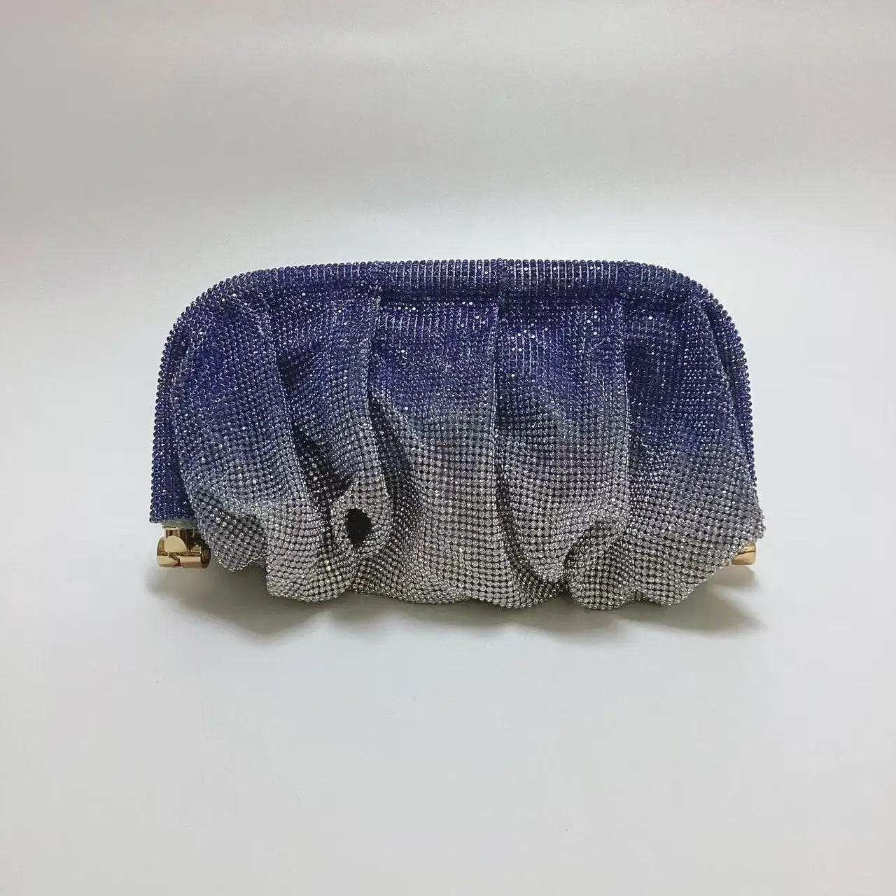 Luxury Glitter Cloud Bag Rhinestones Diamond Evening Bag Women's Handbag Wedding Party Clutch Purse Glitter Shiny Shoulder Bag