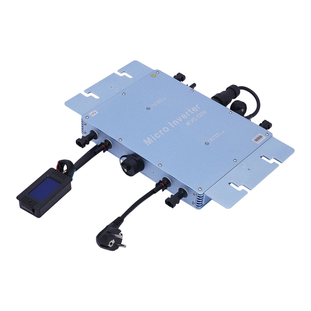 1200W Micro Inverter WVC Solar Inverter Grid Tie Inverter Solar Grid Tie Control for Solar Panels MPPT DC22-50V, AC 220V