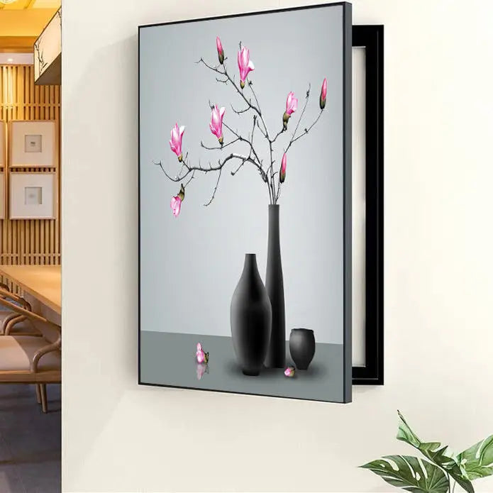 Decorative Painting of Meter Electric Box Covers Modern Creative Pictures Poster Mural With Frame Home Live Room Wall Art Custom
