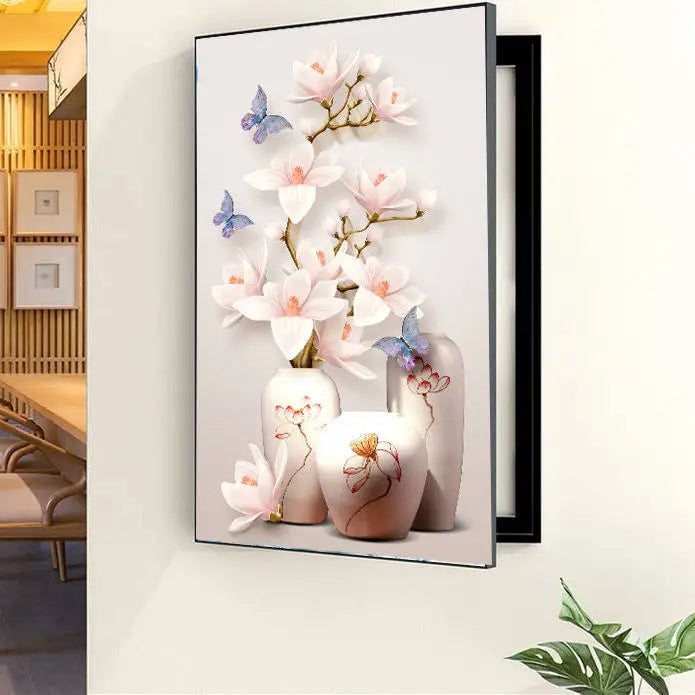 Decorative Painting of Meter Electric Box Covers Modern Creative Pictures Poster Mural With Frame Home Live Room Wall Art Custom