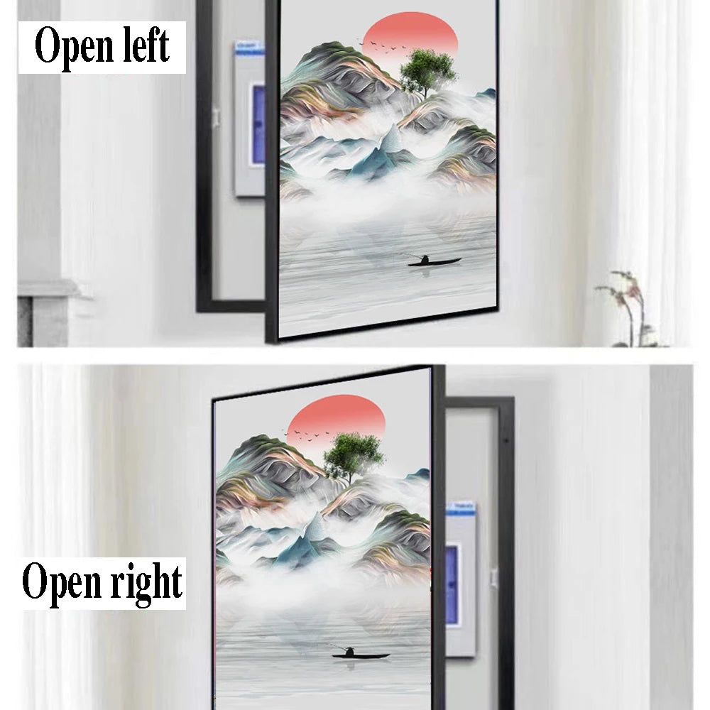 Decorative Painting of Meter Electric Box Covers Modern Creative Pictures Poster Mural With Frame Home Live Room Wall Art Custom