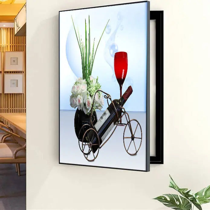 Decorative Painting of Meter Electric Box Covers Modern Creative Pictures Poster Mural With Frame Home Live Room Wall Art Custom