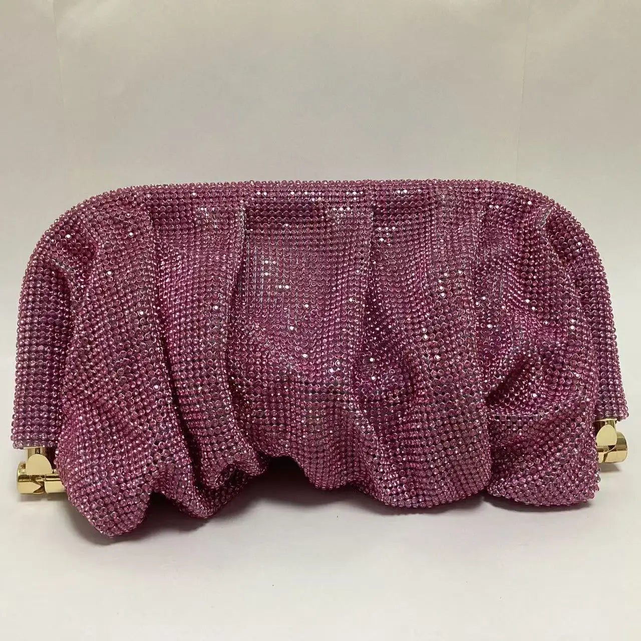 Luxury Glitter Cloud Bag Rhinestones Diamond Evening Bag Women's Handbag Wedding Party Clutch Purse Glitter Shiny Shoulder Bag
