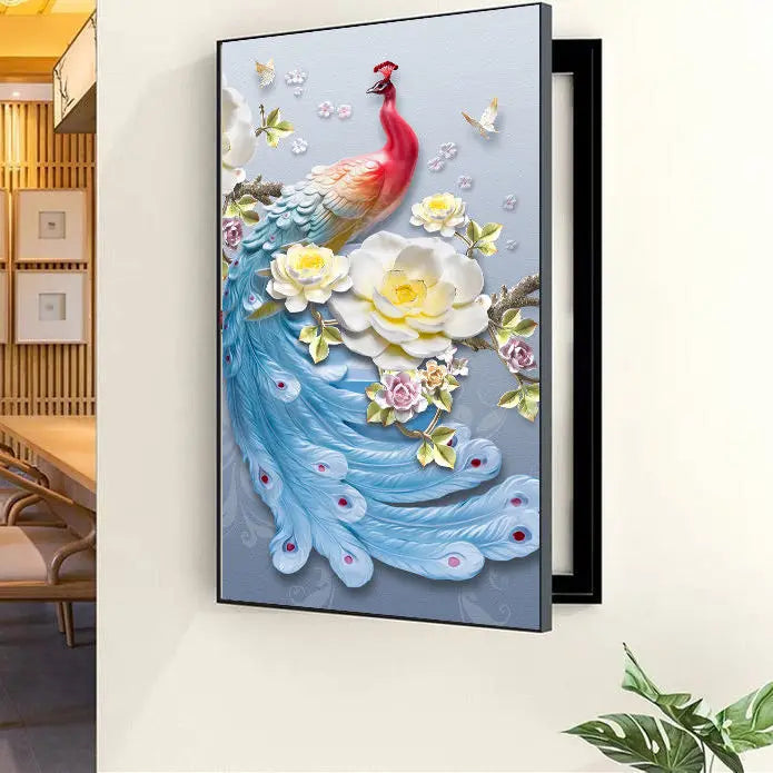 Decorative Painting of Meter Electric Box Covers Modern Creative Pictures Poster Mural With Frame Home Live Room Wall Art Custom