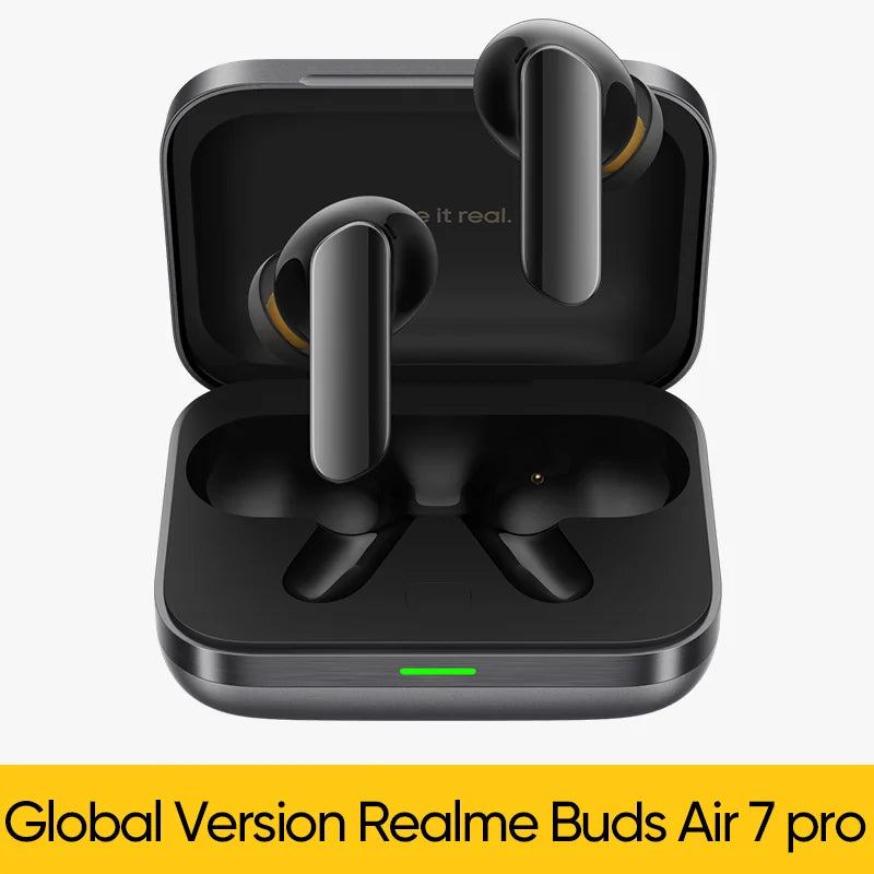 Global Version realme Buds Air 7 pro 53dB Deep-sea Noise Cancellation AI Simultaneous Interpretation LHDC 5.0 Bluetooth 5.4