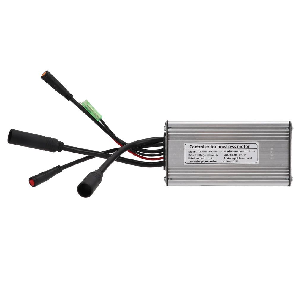 36/48V 22A Ebike Sine Wave Controller With Light Line For 500W Brushless Motor Electric Bicycle Controllers E-bike Accessorie