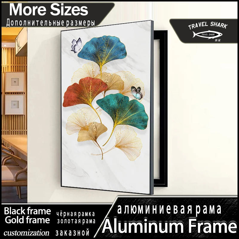 Decorative Painting of Meter Electric Box Covers Modern Creative Pictures Poster Mural With Frame Home Live Room Wall Art Custom