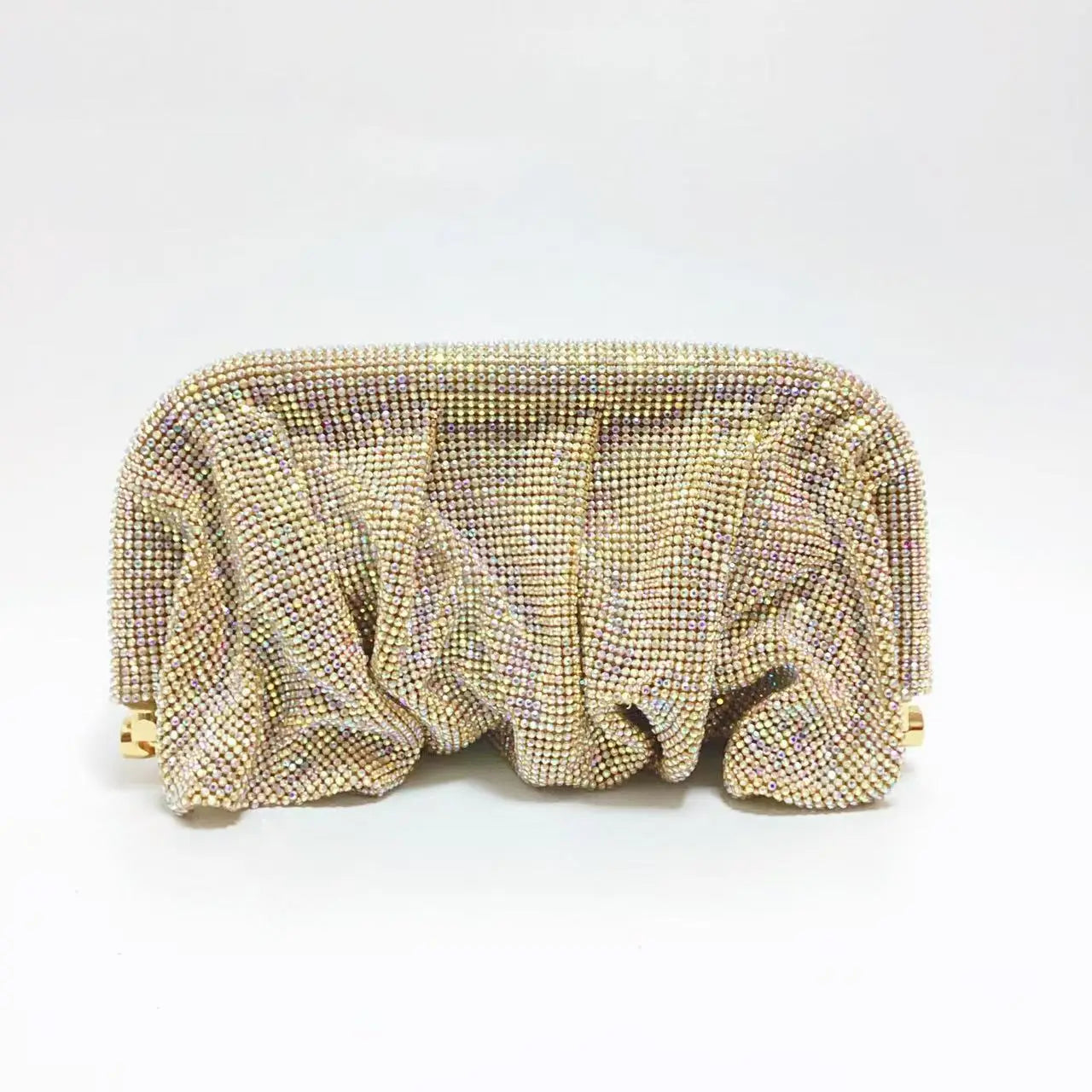 Luxury Glitter Cloud Bag Rhinestones Diamond Evening Bag Women's Handbag Wedding Party Clutch Purse Glitter Shiny Shoulder Bag