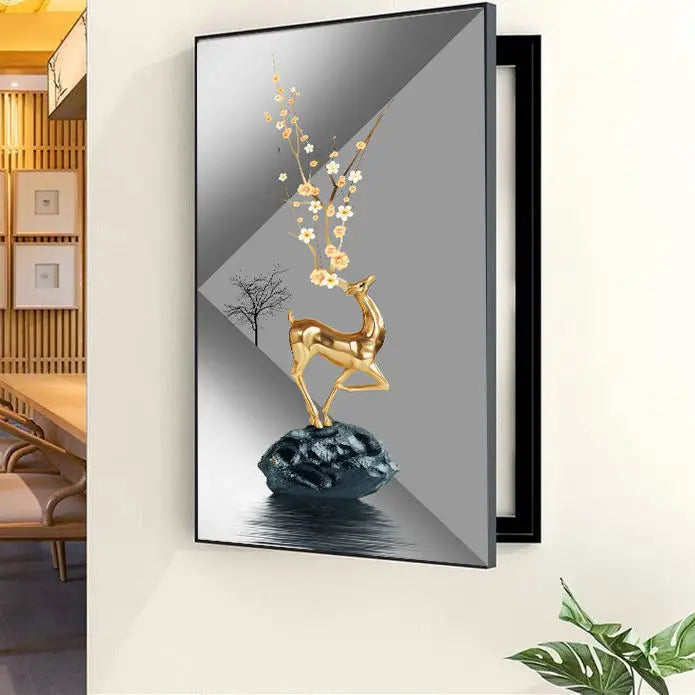 Decorative Painting of Meter Electric Box Covers Modern Creative Pictures Poster Mural With Frame Home Live Room Wall Art Custom
